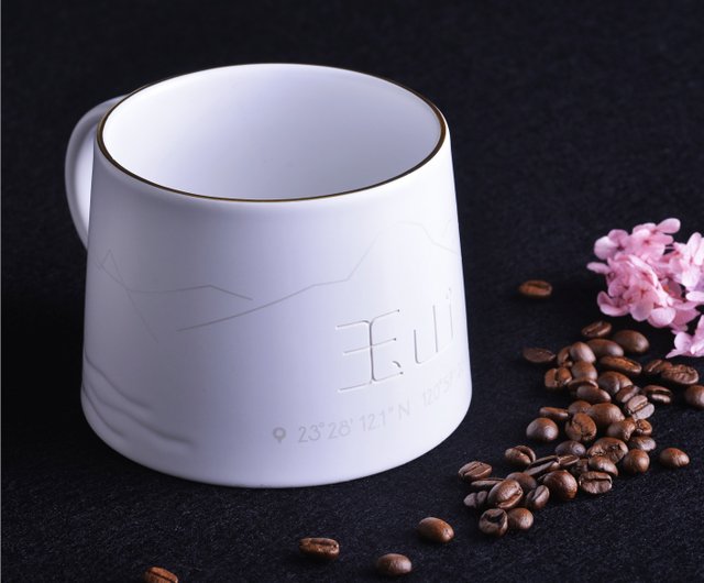 看見齊柏林基金會玉山馬克杯白色文創商品看見·齊柏林基金會｜其他杯子