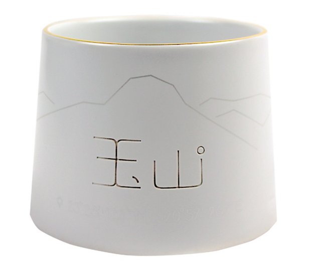 看見齊柏林基金會玉山馬克杯白色文創商品看見·齊柏林基金會｜其他杯子