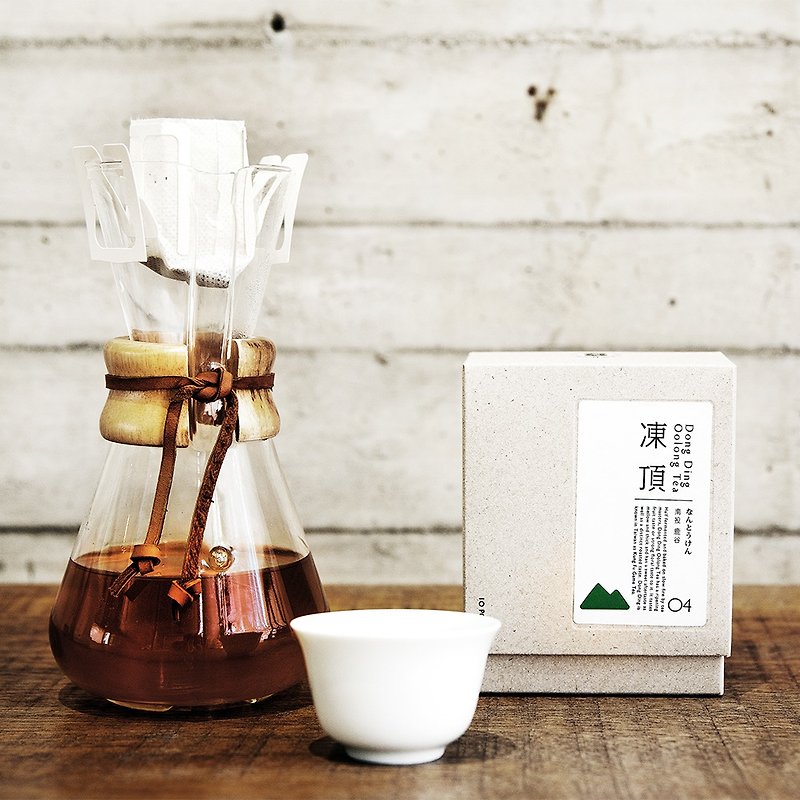 【百二歲】東茶西泡 / 免浸泡 / 掛耳式茶包 - 凍頂烏龍茶 - 茶葉/茶包 - 新鮮食材 白色