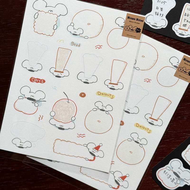 Mouse notes 小老鼠的留言 - 貼紙 - 紙 