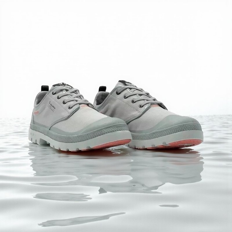 PALLADIUM 防水升級潮流橘標低筒防水鞋 灰 79145 - 雨鞋/防水鞋 - 其他材質 多色