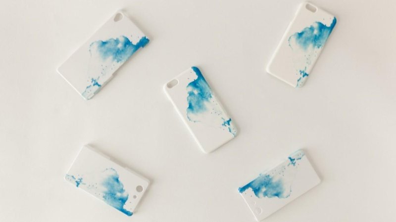[受注制作]SmartphoneCase「青い、雲」 - 吊飾/掛飾 - 塑膠 