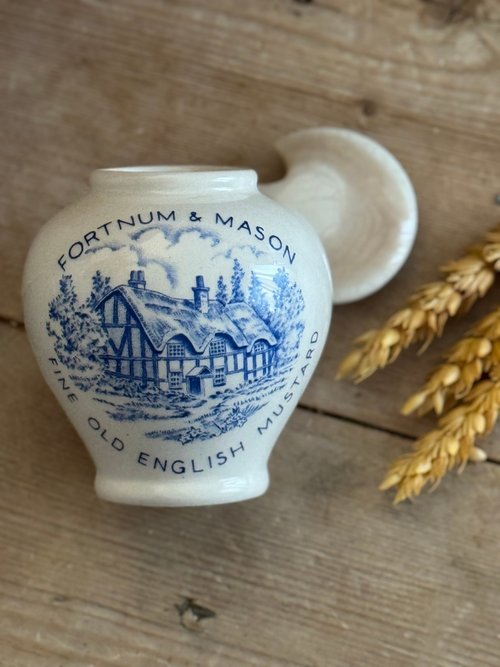 40300 - 魅力的なアンティーク フォートナム & メイソン マスタード
