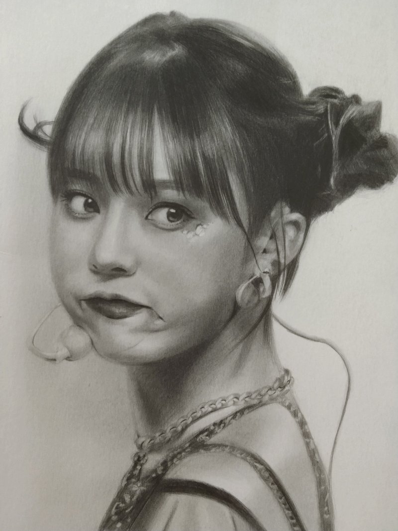 pencil drawing / character sketch - Customized Portraits - Paper 