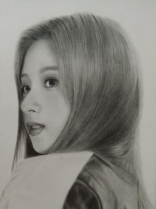 鉛筆画 / 似顔絵 / 女性 - ショップ Lin