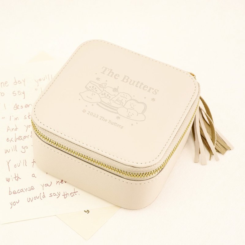 THE BUTTERS CLASSIC SERIES-CREAM FAMILY PERSONAL ACCESSORY STORAGE BOX - กล่องเก็บของ - โลหะ สีกากี