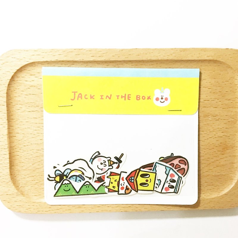 JACK IN THE BOX Miscellaneous - สติกเกอร์ - กระดาษ 