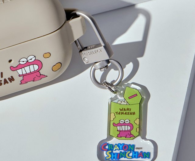クレヨンしんちゃん ワニアシャンの強力落下防止AirPods保護ケース