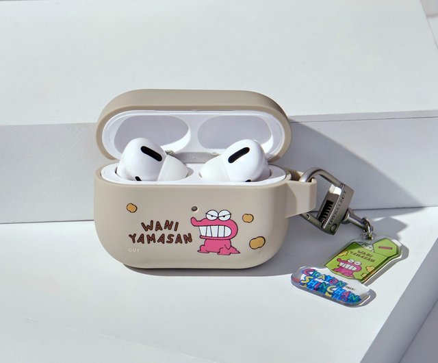 クレヨンしんちゃん ワニアシャンの強力落下防止AirPods保護ケース