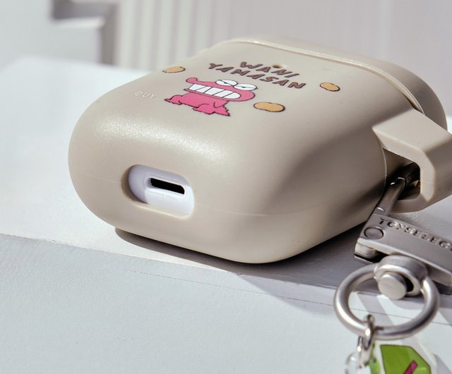 クレヨンしんちゃん ワニアシャンの強力落下防止AirPods保護ケース