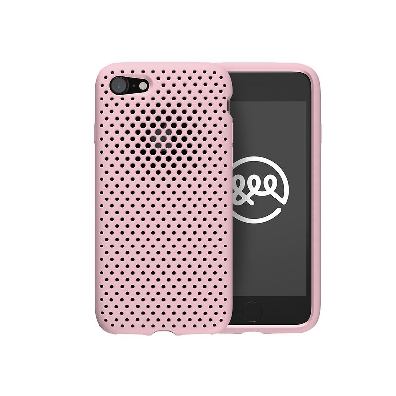 AndMesh iPhone 7 /8 Japan QQ network soft anti-collision protective cover - powder 4571384954594 - Phone Cases - Other Materials Pink