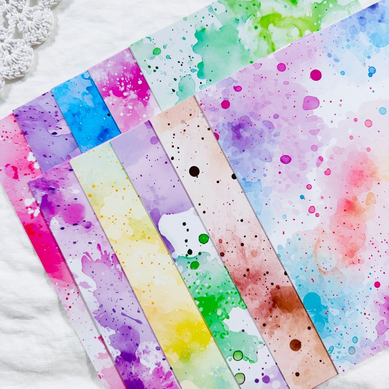 Colorful background paper set - 其他 - 其他材質 
