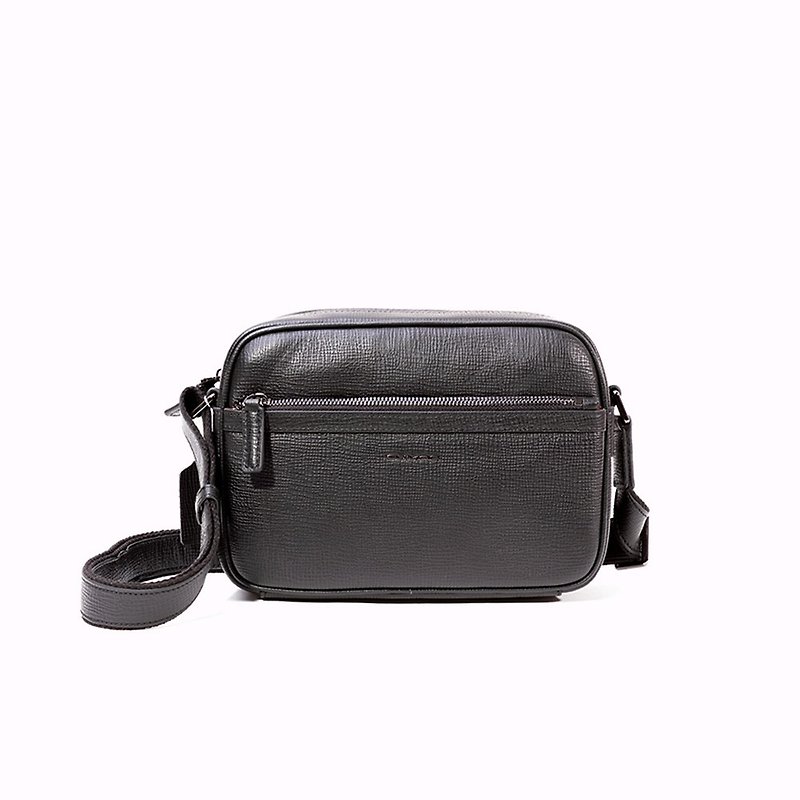 PALM CROSSBODY BAG - Messenger Bags & Sling Bags - Genuine Leather Black