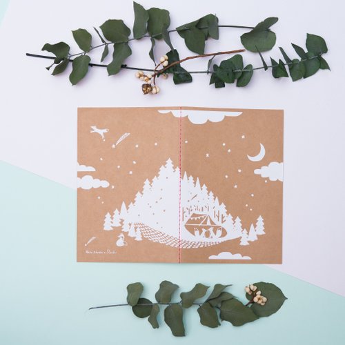 Appointment under the starry sky│Blank notebook on car line