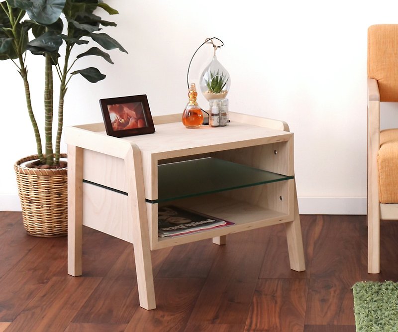 Asahikawa Furniture Taisetsu Woodwork Nordlys Low Box - Shelves & Baskets - Wood Brown