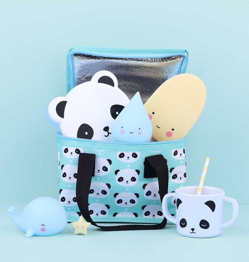 A Little Lovely Company - Healing Cool Panda Bear Picnic Bag - ชุดเดินป่า - พลาสติก 