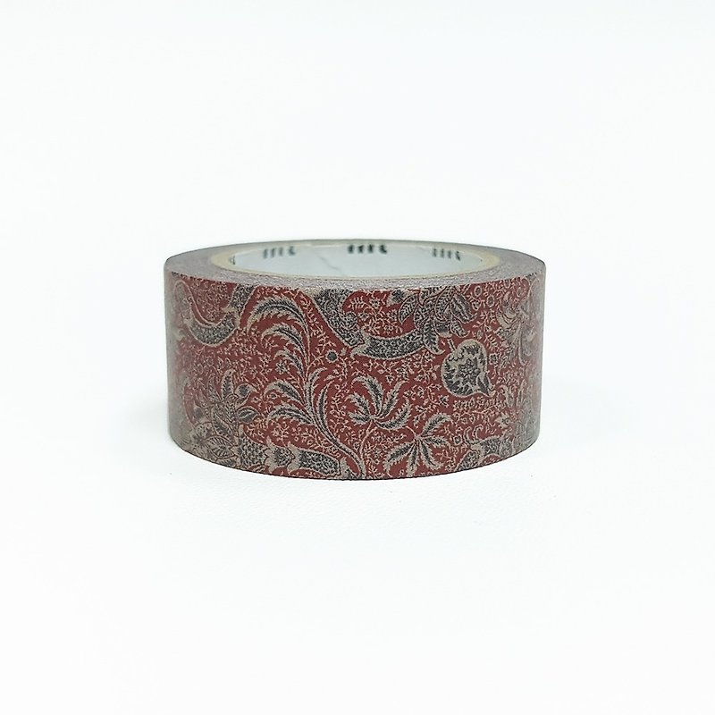 mt x William Morris Masking Tape / Indian (MTWILL16) - Washi Tape - Paper Red