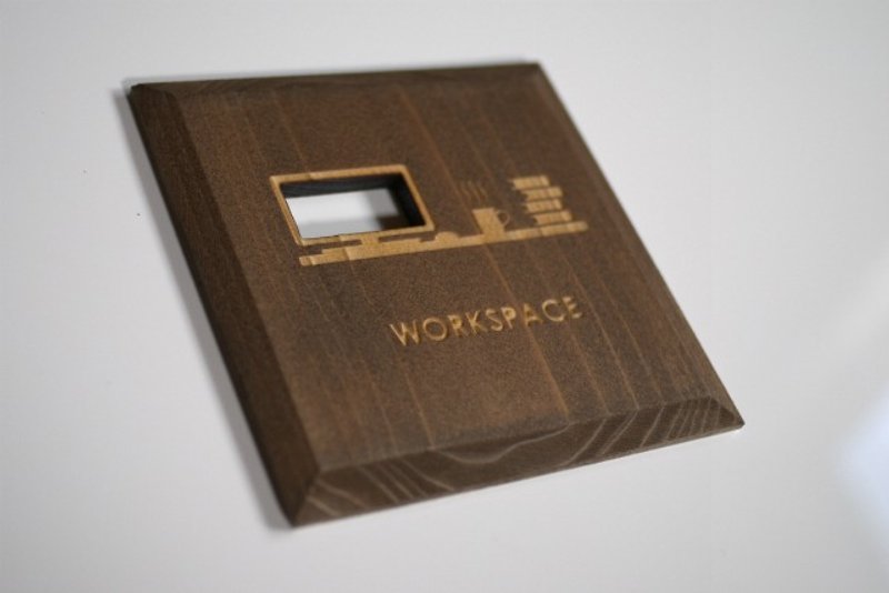 Workspace Plate Brown WORKSPACE (PB) - Other - Wood Brown