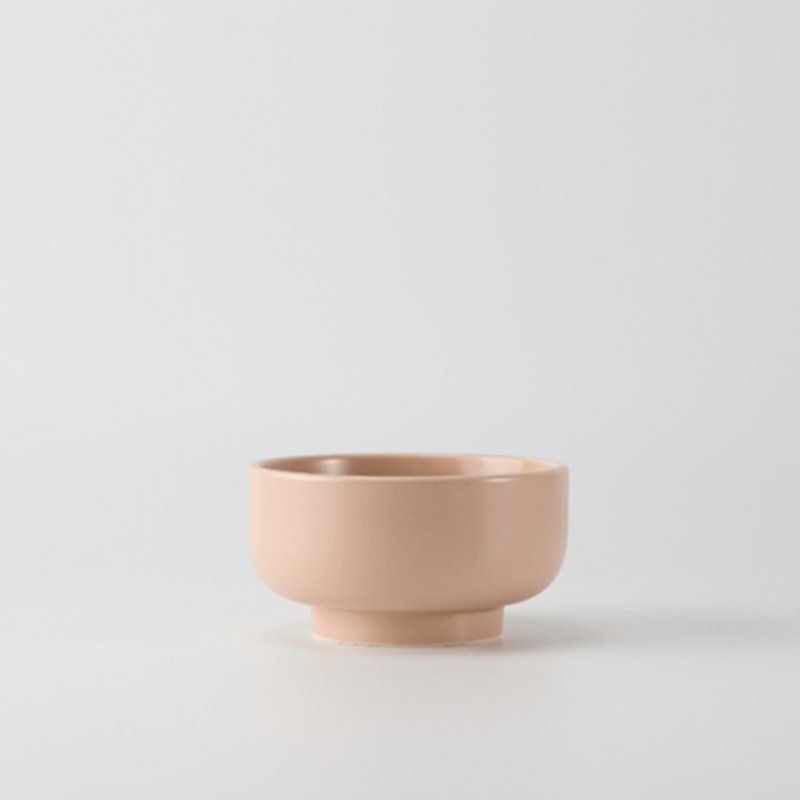 Korea polaathome LIM solid color series staple soup bowl milk tea apricot new home ceremony - ถ้วยชาม - เครื่องลายคราม สีกากี