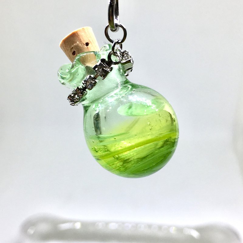 緑の草地釉薬香り瓶 - アロマ・線香 - ガラス グリーン