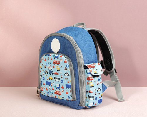 Soin Sewing 所以相縫 Soin Sewing 所以相縫 - 獨家花色愛尼揹包-最愛小汽車