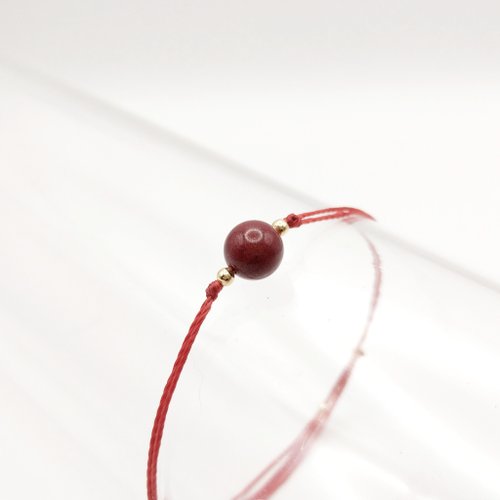 Somnambulist 天然水晶 紫烏硃砂 防水蠟線手環 防煞 平安