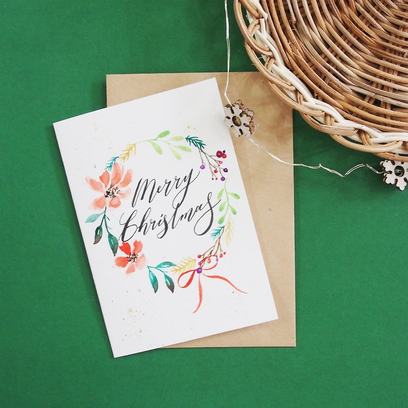 Mstandforc Merry Christmas Christmas Card  - การ์ด/โปสการ์ด - กระดาษ หลากหลายสี