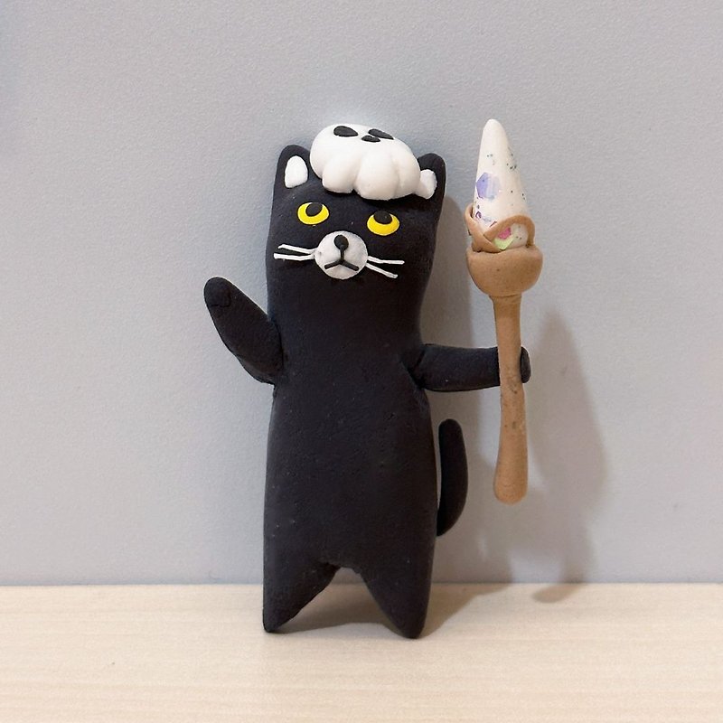 【Halloween Ahei】Cat Magnet Doll - Magnets - Other Materials 