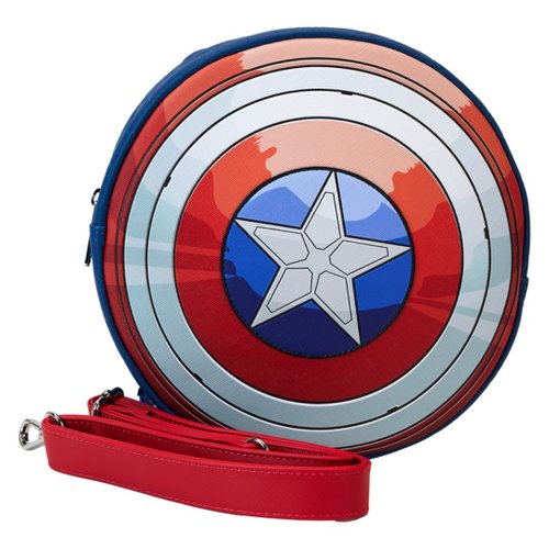 【Loungefly】MARVEL キャプテン・アメリカ クロスボディバッグ ラウンジフライ キャプテン・アメリカ 4 ブレイブ・ニュー