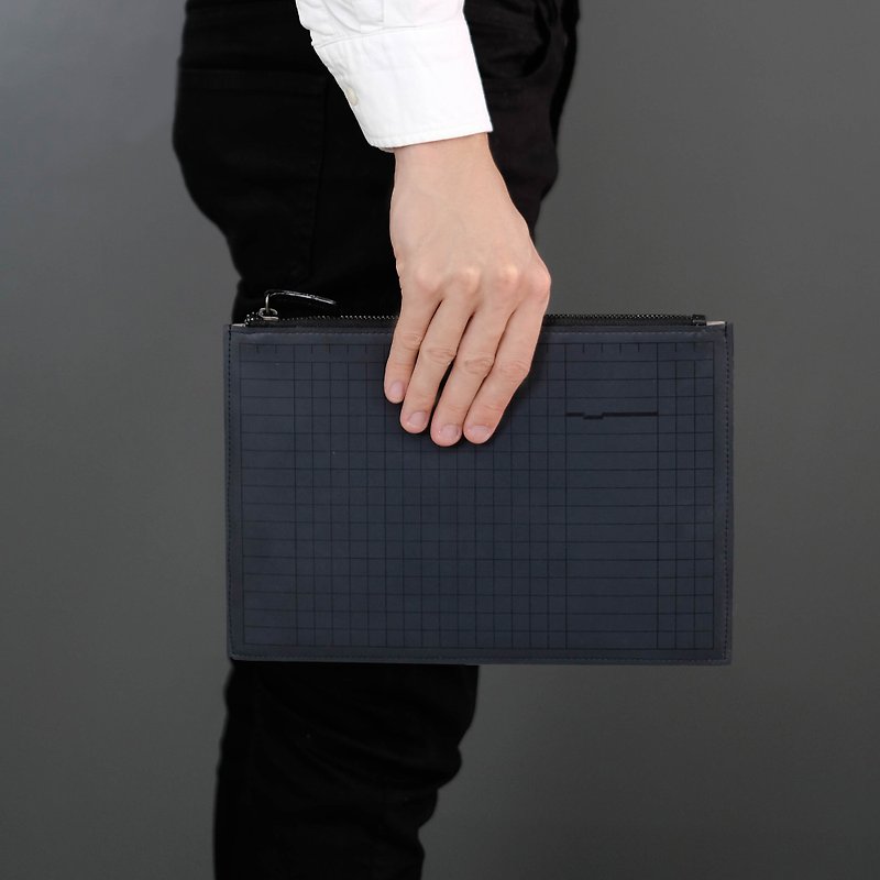 HOLDER FOLDER A5 - BLACK ONYX  #CUTTINGMAT - Briefcases & Doctor Bags - Rubber Black