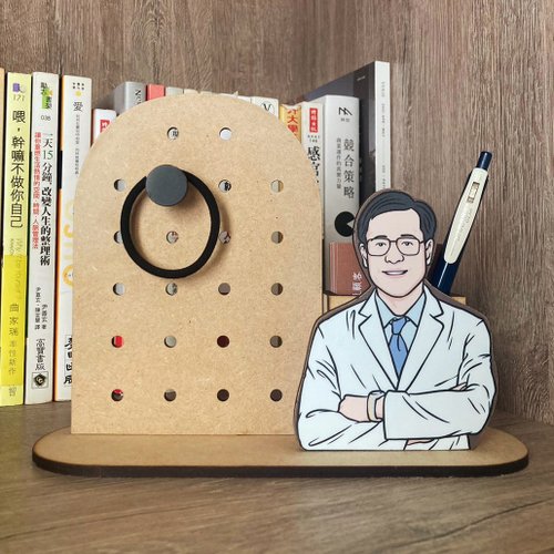 FunPrint 客製禮物 【客製化禮物】客製插畫 洞洞板/筆筒/掛鉤 桌上型收納 (附掛鉤)
