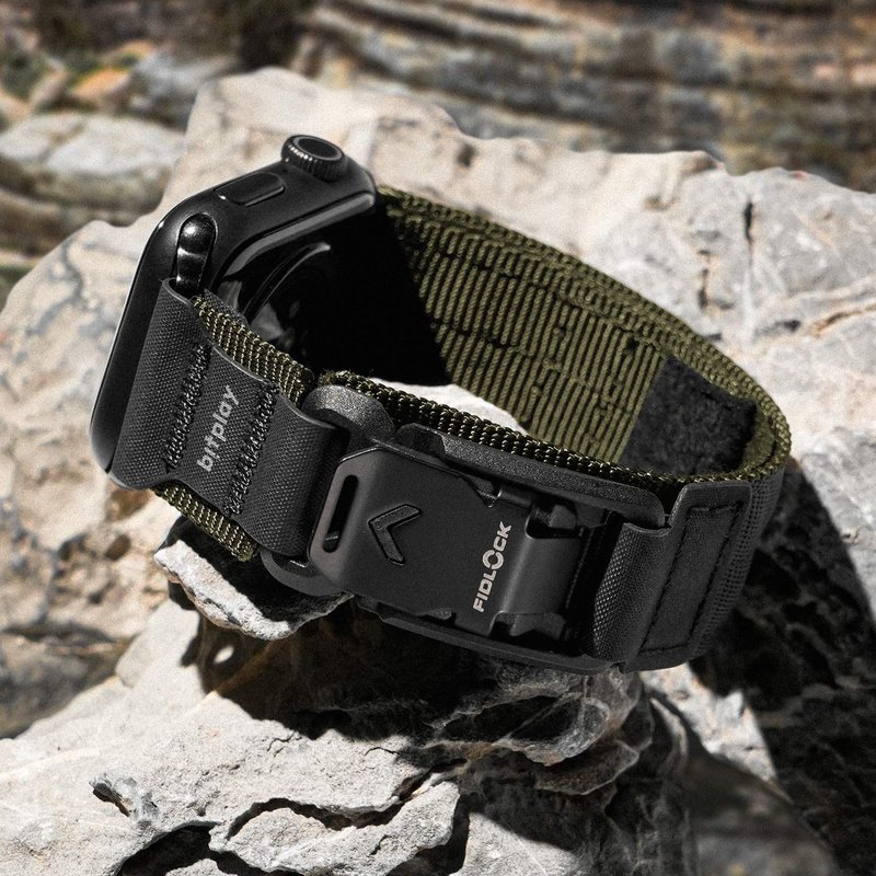 【bitplay】Fidlock instant buckle watch strap for Apple Watch 41/40/38mm - สายนาฬิกา - วัสดุอื่นๆ หลากหลายสี