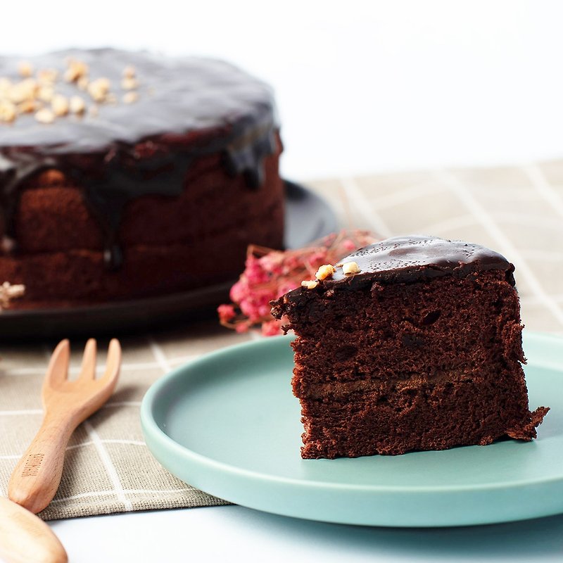 【Chocolate Chocolate】Birthday, Festival, Moonlight Chocolate Cake | 6 inches - Cake & Desserts - Fresh Ingredients Black