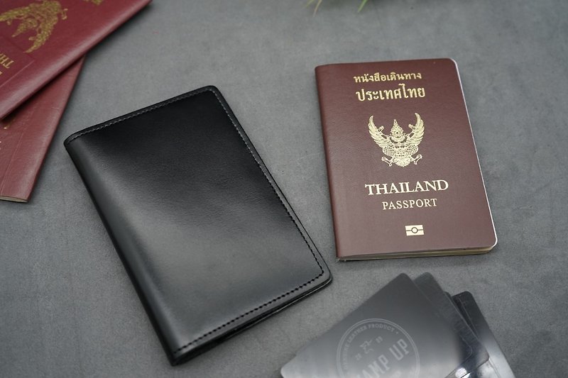 Passport holder(PCO001)(Black) - Other - Genuine Leather 