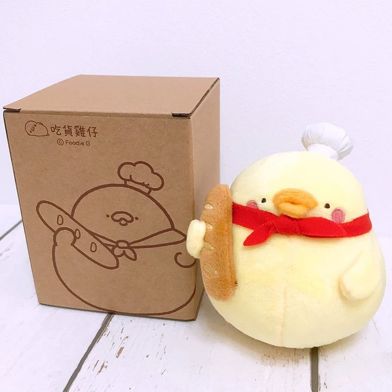 吃貨雞仔FoodieG 玩偶-麵包雞師傅款 - 公仔/玩偶 - 其他材質 