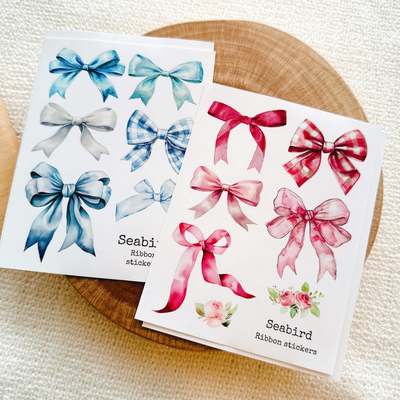 Seabird Ribbon sticker set - 貼紙 - 紙 