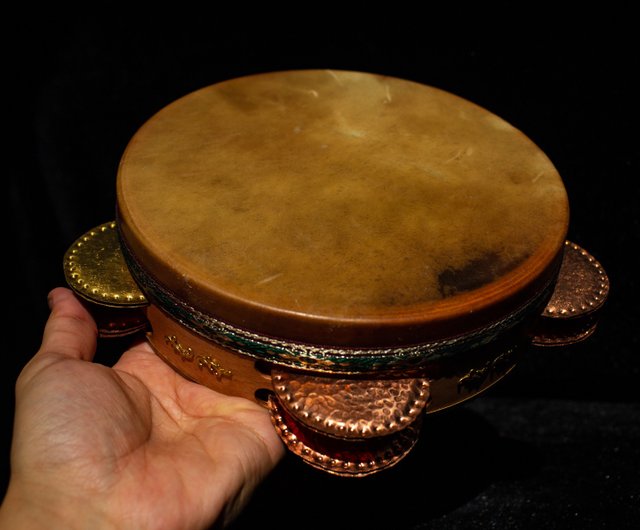 Ultreya Riq 鹿革タンバリン パンデイロ Riqq タンバリン エジプト