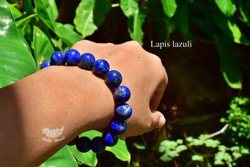 miuzu kikui ✴︎タイより発送✴︎群青色の惑星★ラピスラズリ ブレスレット lapb003