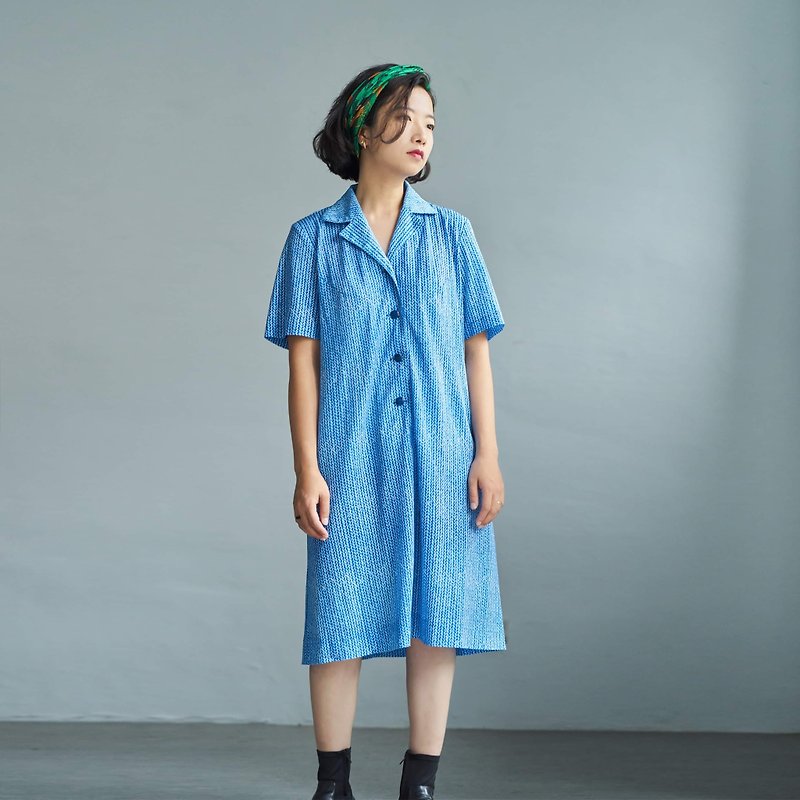 Z/日本古著洋裝 - 洋裝/連身裙 - 聚酯纖維 