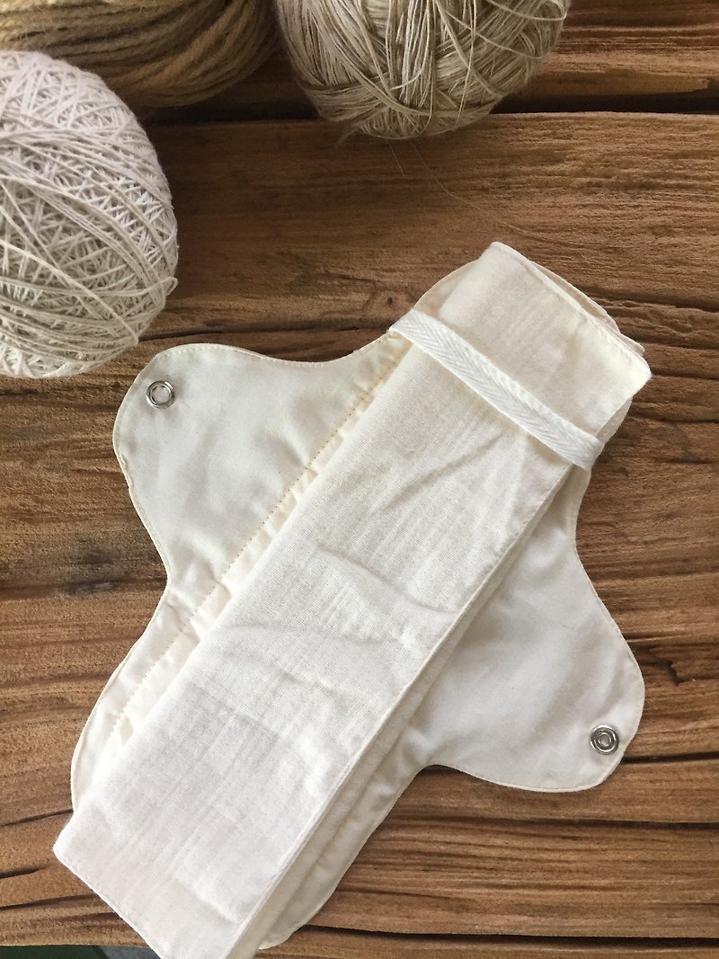 Organic 有機布衛生棉系列 兩面吸收方巾替換墊 - 其他 - 棉．麻 白色