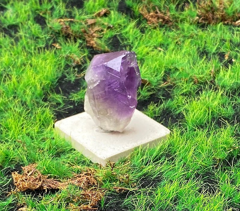 Energy Decoration-Natural Ice Translucent Dreamy Amethyst Backbone Amethyst Lucky Wisdom Good Luck Fast Shipping - Items for Display - Crystal Purple