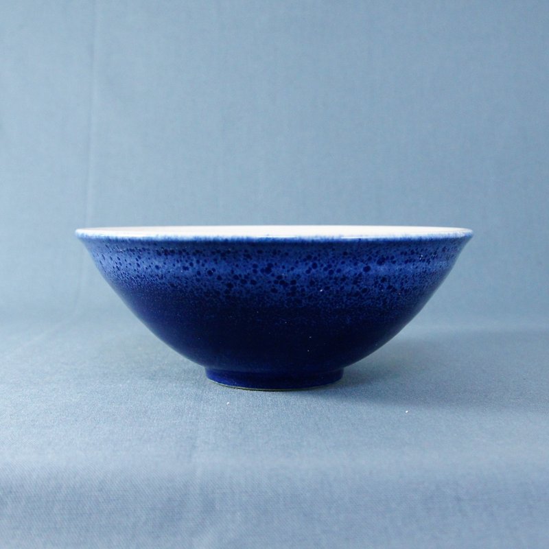 青と白のボウル、丼 - 容量約700ml - 茶碗・ボウル - 陶器 ブルー