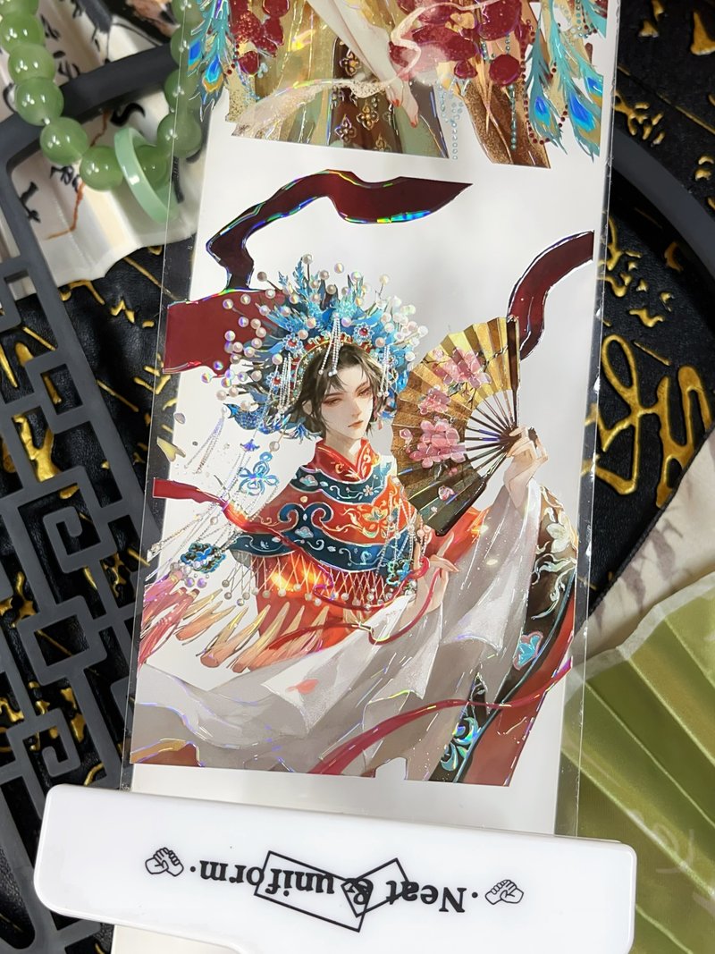 風華錄3 PET 紙膠帶 貝殼光 10米卷 - 紙膠帶/和紙/PET - 其他材質 