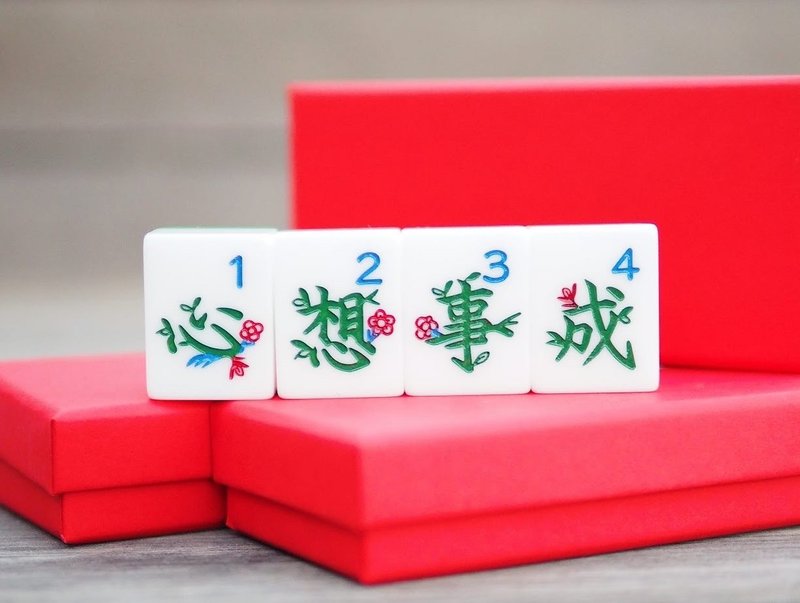 農曆新年限定! 香港麻雀號 呈獻【心想事成】花款麻雀 - 擺飾/家飾品 - 塑膠 綠色