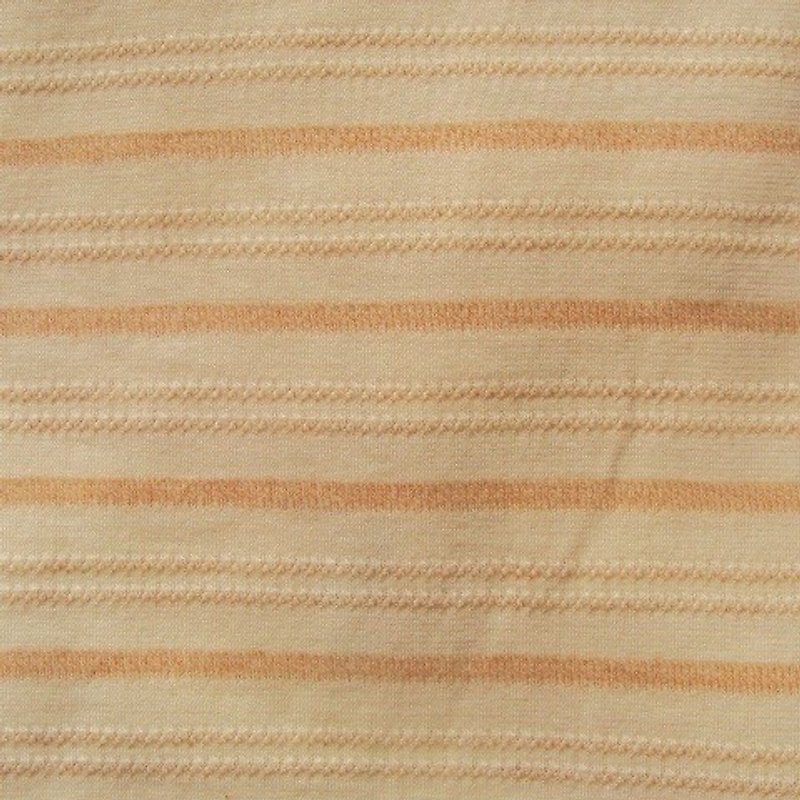 有機棉 彩棉條紋針織布 (棕彩 緹花) - 編織/刺繡/羊毛氈/縫紉 - 棉．麻 卡其色