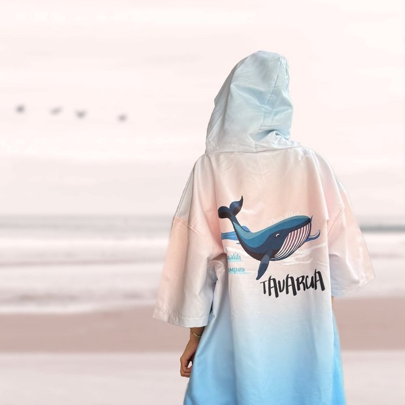 【TAVARUA】速乾機能毛巾衣 男女款 2025新色-日本海洋手繪風 - 運動配件 - 聚酯纖維 多色