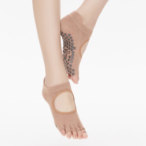 CLESIGN 台灣代理 【Clesign】Toe Grip Socks 瑜珈露趾襪 - Nude Pink