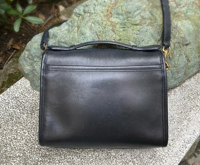 COACH antique bag A13 brown handbag doctor bag genuine leather [Tsubasa.Y  vintage house] - Shop tsubasay Briefcases & Doctor Bags - Pinkoi