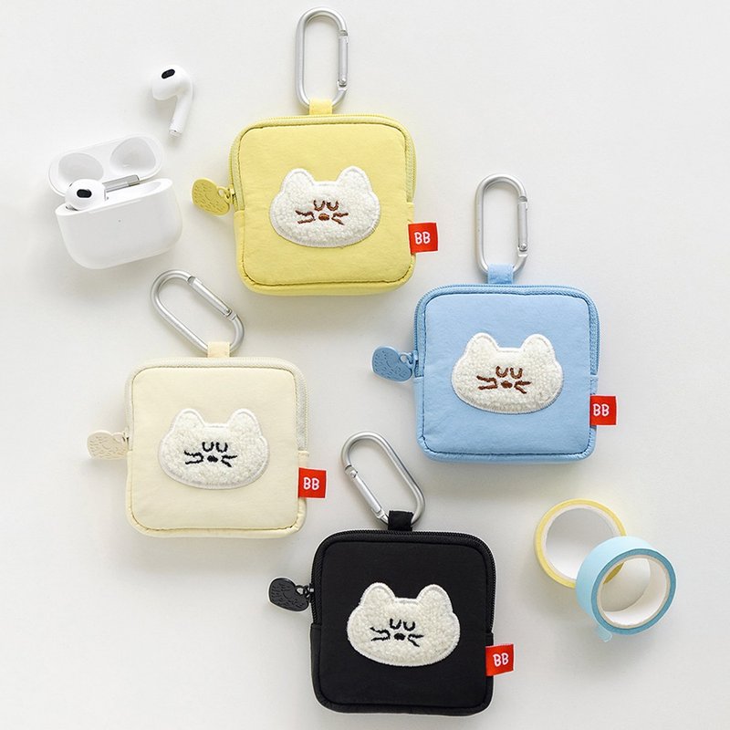 Romane Brunch Brother Mogry Hug系列澎澎耳機收納包 - AirPods/耳機保護套 - 其他材質 