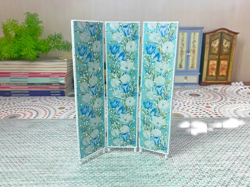 DIGITAL DOWNLOAD FOR PRINT.Video tutorial on creating a screen for a dollhouse. - 其他數位設計 - 其他材質 